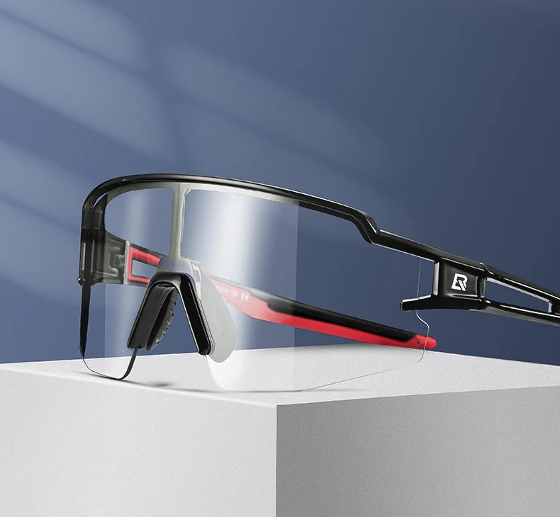 ROCKBROS Cycling Glasses Photochromic Glasses Bicycle Glasses Eyewear Goggles Windproof Bicycle Outdoor Sports Sunglasses