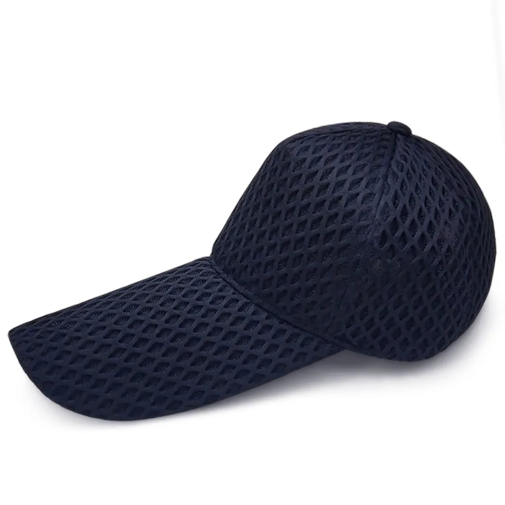 Large Head Man Outdoor Fishing 14cm Long Peak Big Size Sun Hat Oversize Trucker Cap Plus Size Mesh Baseball Caps 55-60cm 60-65cm