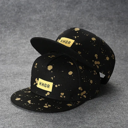 Herren-Baseballkappe mit Buchstabenstickerei, „Tide“, universell kombinierbar, flache Krempe; Damen-Sommer-Hip-Hop-Kappe, Outdoor-Sonnenkappe, verstellbare Schirmkappe
