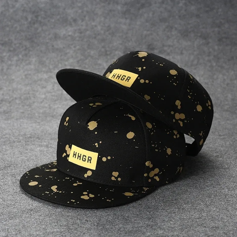 Men's Letter Embroidery All-match Flat Brim Baseball Cap Ladies Summer Hip Hop Hats Outdoor Shade Adjustable Casual Peaked Caps