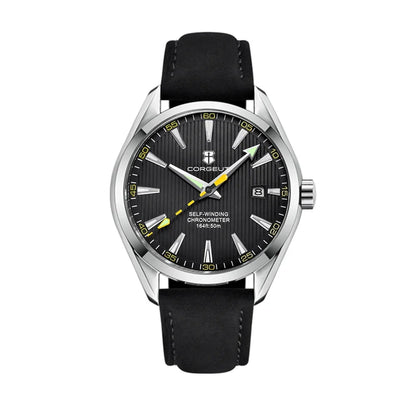 Corgeut 41mm Luxury NH35 Movement Men's Sport Clock Automatic Relogio Masculino Mechanical Wristwatch Sapphire Steel Band Men's Watch