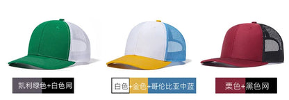 High Quality Mesh Baseball Cap Women Men Summer Cotton Breathable Sunhat Unisex Adjustable Snapback Trucker Hats Male Female