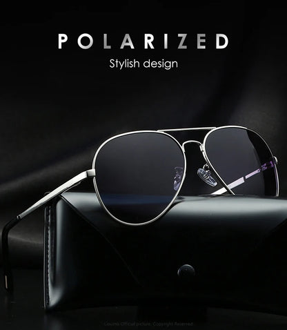 LIOUMO Top Quality Aviation Sunglasses Men Polarized Driving Glasses Women Fashion Pilot Goggles Anti-Glare lentes de sol hombre
