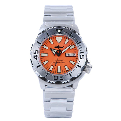 Heimdallr Sharkey Monster V2 Herren-Taucheruhr, 316L-Edelstahl, Japan NH36A-Uhrwerk, 200M wasserdicht, mechanische Herrenuhr