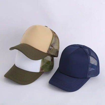 Personalized Logo Trucker Hats Men Women Foam Mesh Hats Sports Team Baseball Caps Custom Logo Sun Hat Snapback Adult Gorras Caps