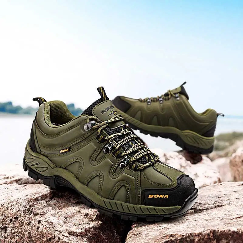 BONA Neuheit Klassischer Stil Herren-Wanderschuhe zum Schnüren Herren-Sportschuhe Outdoor-Jogging Trekking-Sneaker