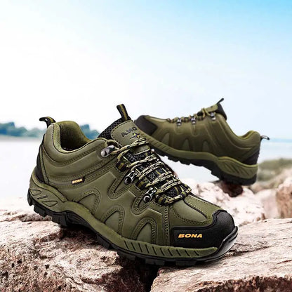 BONA Neuheit Klassischer Stil Herren-Wanderschuhe zum Schnüren Herren-Sportschuhe Outdoor-Jogging Trekking-Sneaker