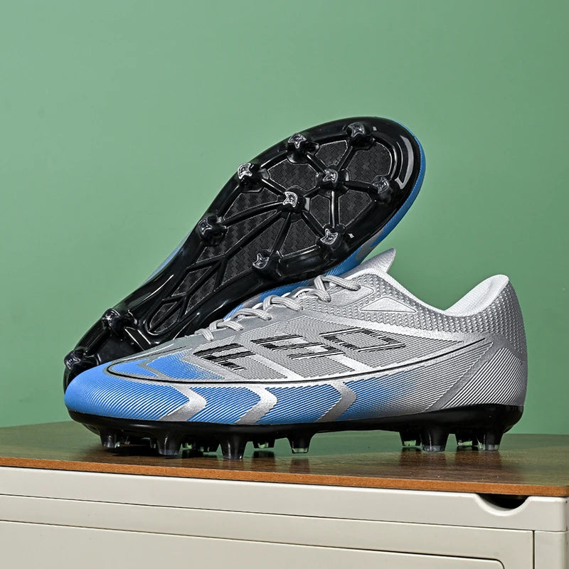 Nouvelles chaussures de football pour hommes, chaussures de futsal à cheville haute, respirantes, antidérapantes, de haute qualité, ultralégères, chaussures de sport, chaussures de match en plein air