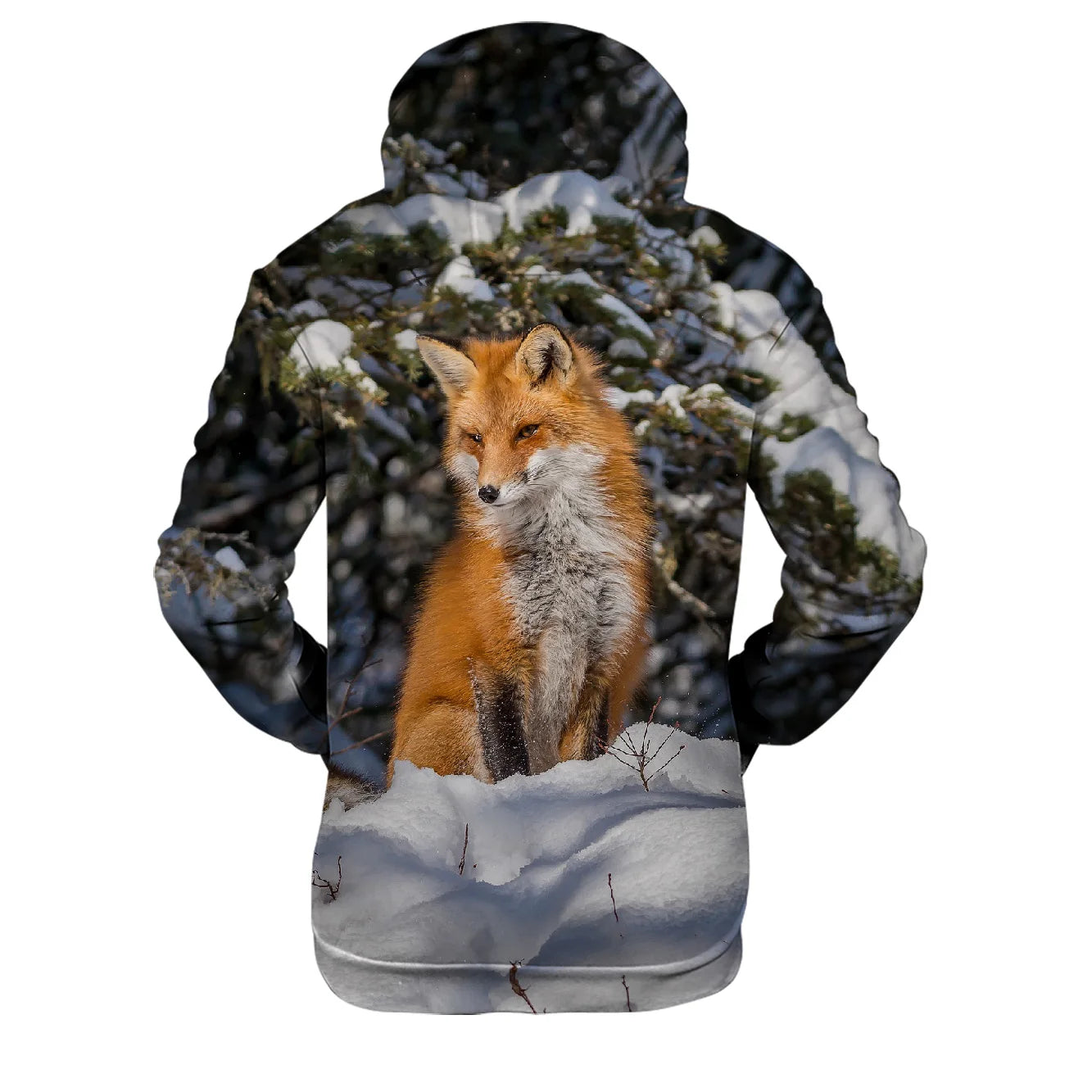 Beliebte Hip-Hop-Novelty-Hoodies und Sweatshirts mit komfortablem Fox-3D-Print für Herren/Damen und Erwachsene/Kinder, lässige Pullover