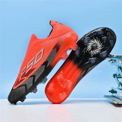 Nouvelles chaussures de football pour hommes, chaussures de sport, chaussures de football de haute qualité, ultralégères, chaussures de futsal, haute tige, respirantes, antidérapantes, pour match en extérieur