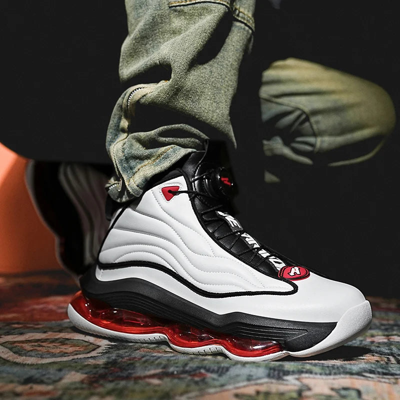 Atmungsaktive Basketballschuhe mit Dämpfung, rutschfeste und strapazierfähige Laufschuhe für Herren, Fitness- und Trainingsschuhe, athletische Basketball-Sneaker für Damen
