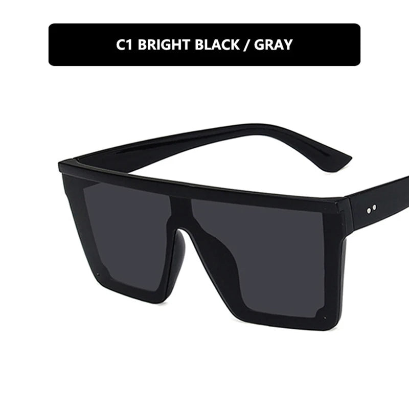 KLASSNUM Retro Black Square Sunglasses Men Outdoor Night Vision Fashion Sun Glasses Classic Male Shades Driving Gafas De Sol