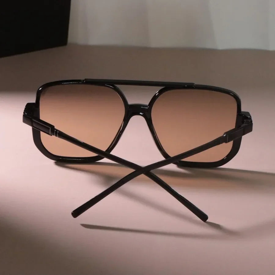 Classic Square Designer Sunglasses Women Men Big Frame Mirror Sun Glasses Female Male Outdoor Trendy Brand Oculos De Sol