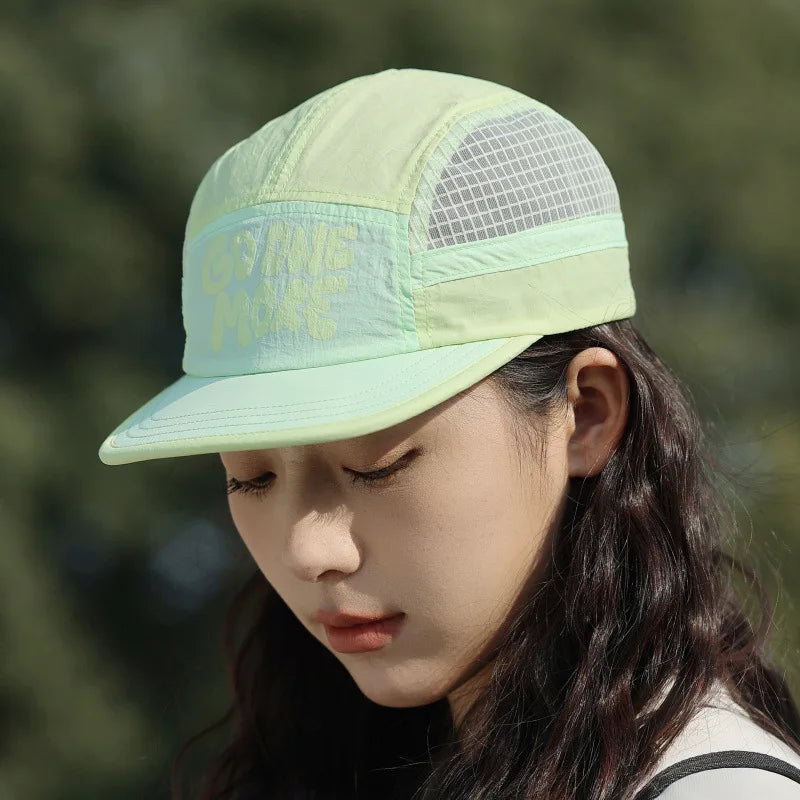 Summer Lightweight Quick Drying Running Caps Breathable Baseball Hat Outdoor Sports Hiking Caps Women Fashion Casual Hip-hop Hat