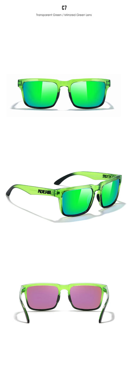KDEAM Large Size Square Men's Sunglasses Polarized Photochromic Oversized Sun Glasses Fashion Women Shades Upgraded Edition
