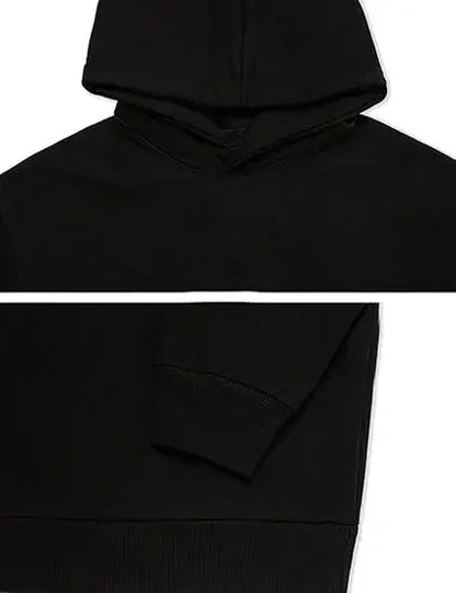 Conjunto de sweatshirt com capuz preta Dragon Ball Z Frieza Forma Dourada, estampado nas costas com efeito de energia roxa, sweatshirt de algodão com design de logótipo M