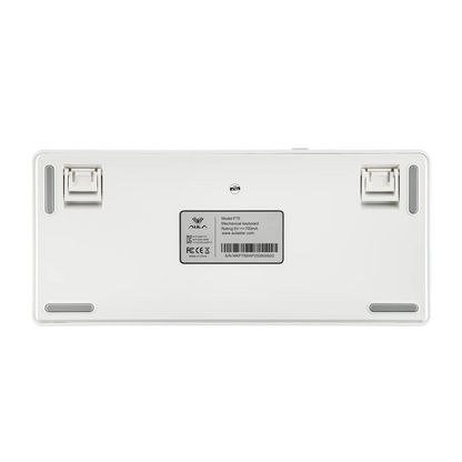 EPOMAKER AULA F75 ISO-ES 75% Spanische QWERTY Hot-Swap, Gasket-Mounted, kabelgebundene/Bluetooth/2.4GHz kabellose mechanische Gaming-Tastatur mit RGB-Hintergrundbeleuchtung