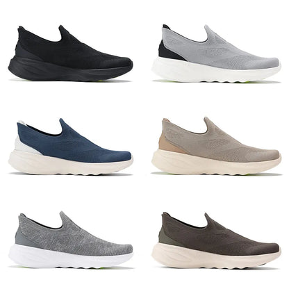 Li-Ning Men's SOFT GO 2 KNIT Slip-on Casual Walking Shoes Cushion Comfy Stable Li-Ning Mesh Jogging Daily Sports Sneakers AGLV017