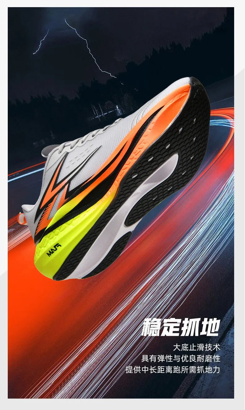 Specialty Marathon Running Shoes for Men Sports Breathable Lightweight Carbon Plate Women's Comfortable Athletic Non-Slip Sneakers