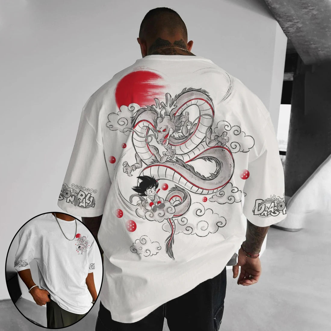 Dragon Ball Z Printed Short Sleeve Cotton T-Shirt Son Goku Vegeta Men Women Clothes Harajuku Y2K Tee Vintage Summer Streetwear