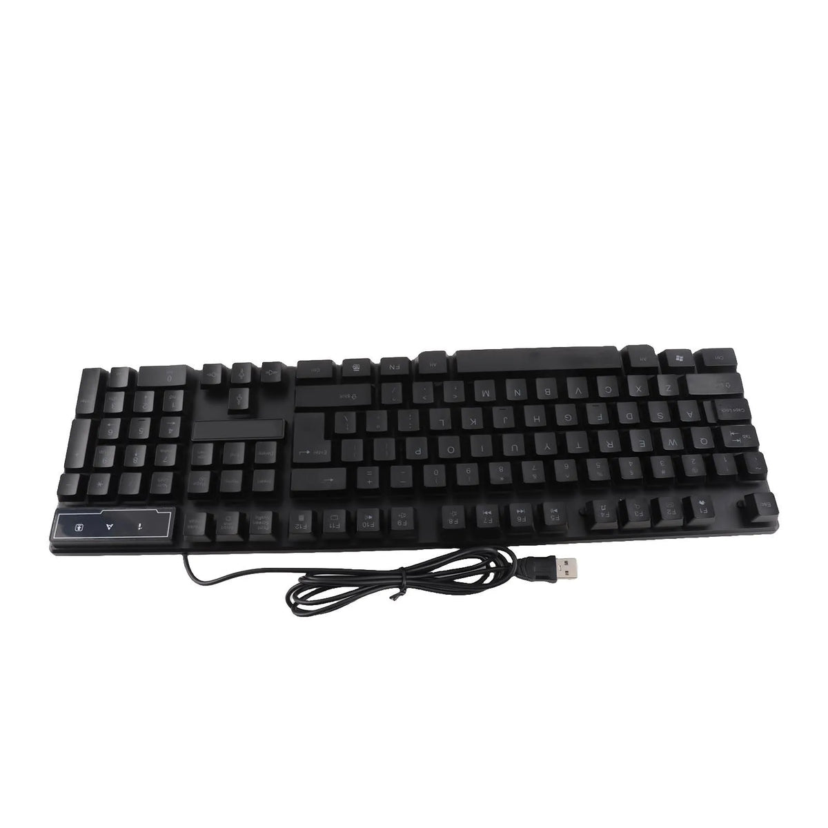 Keyboard Mouse Combo 4-piece Gaming Combo Ergonomic 104 Keys Keyboard 4-color Breathing Light Mouse Headset Anti-slip Mouse Pad