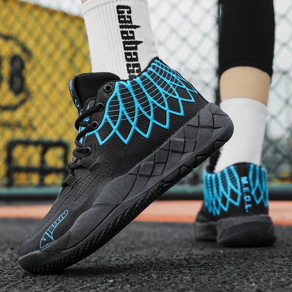 Youth Basketball Shoes for Actual Combat, Outdoor Comfortable Cushioning, Wear-Resistant, Fashionable, Breathable, High Quality