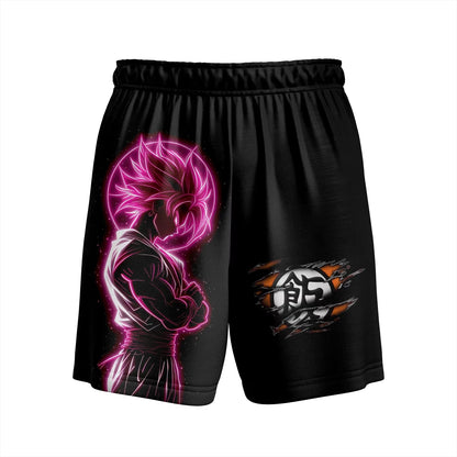 2026 Summer Dragon Ball Super Goku Black Anime Shorts Unisex Oversized 3D Print Casual Streetwear Shorts  for Adults & Kids