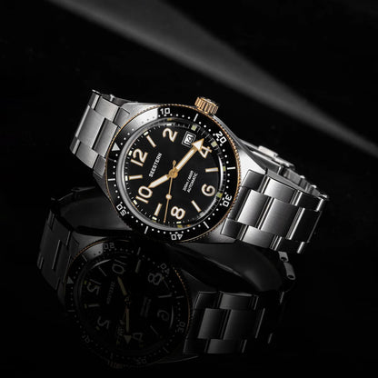 Sugess Diving Watch for Men Automatic Mechanical Wristwatches 20ATM Waterproof Sapphire NH35A Movement BGW9 Luminous New S434-2