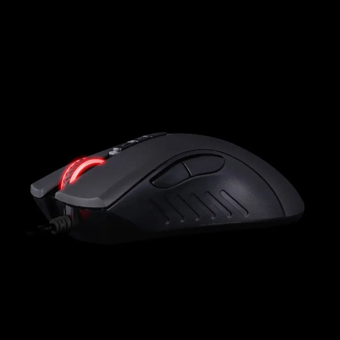 A4TECH Bloody A91 Gaming Mouse 4000 DPI Wired RGB Gaming Mouse, 8 Programmable Buttons, 1000Hz Polling Rate, Drag Click Gaming Mouse