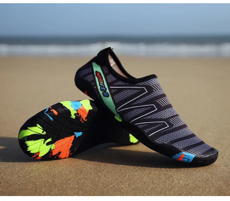 Aqua Shoes Quick Dry Beach Water Shoes Unisex Swim Aqua Slippers Barefoot Surfing Upstream Sneakers Light Summer Outdoor Socks