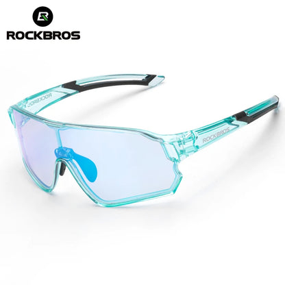 ROCKBROS Kids Polarized Photochromic Cycling Glasses UV400 Protection Outdoor Sports Sunglasses Child MTB Bicycle Eyewear