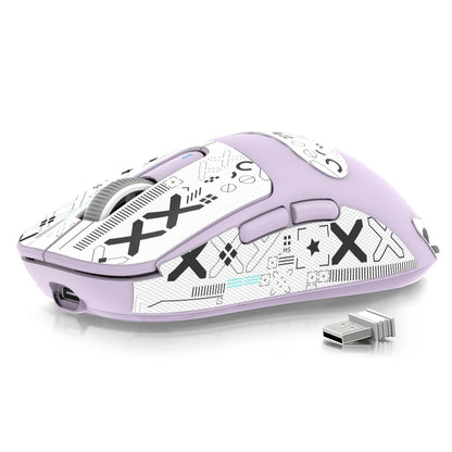 Rato Gaming Sem Fios Leve ATTACK SHARK X3, 49g, Tri-Mode, Sensor PAW3395 de 26K DPI, Autonomia de 200h, 5 Botões Programáveis