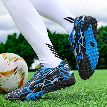 Nouveaux hommes chaussures de Football Sport formation bottes de Football doux ultraléger respirant professionnel baskets unisexe herbe crampons Match