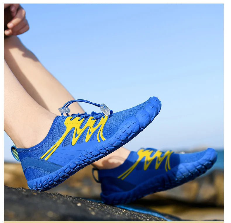 Unisex Wading Shoes Quick-Dry Aqua Shoes Drainage Water Shoes Beach Sports Swim Sandals Yoga Barefoot Diving Surfing Sneakers