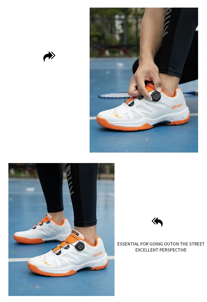 Men's Badminton Shoes Non-slip Breathable Sneakers High-Quality Table Tennis Shoes Wear-Resistant Competition Volleyball Shoes