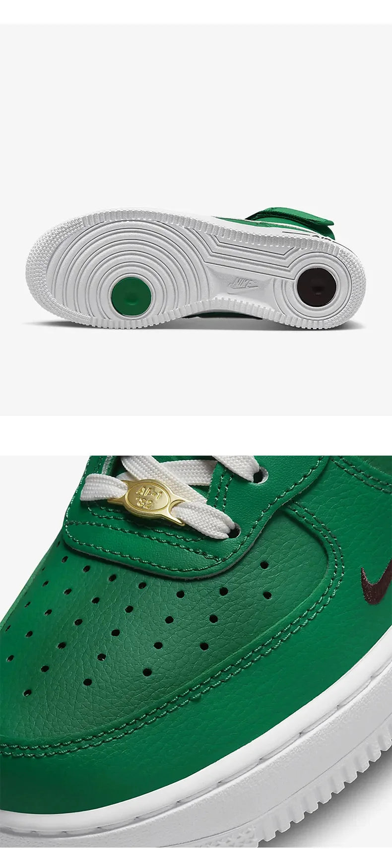 Оригинални дамски високи ежедневни маратонки Nike Air Force 1 DQ7584-300