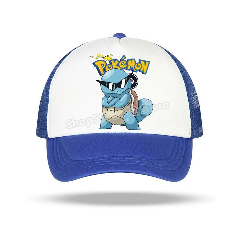 Pokemons Baseball Cap Pikachu Charizard Gengar cartoon Peaked Hat Kid Adult Summer Outdoor Sport Hat Boy Casual Fashion Cap Gift