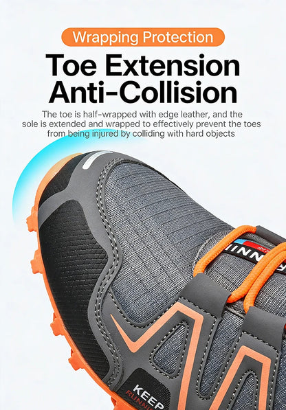Sapatilhas de Caminhada de Alta Qualidade para Homem, Ténis Outdoor, Sapatos de Escalada, Sapatilhas de Trekking para Mulher, Sapatilhas Táticas Antiderrapantes