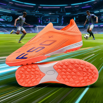Neue Herren-Fußballschuhe für Kunstrasen, ultraleichte und bequeme Sportschuhe mit Stollen, Futsal, rutschfest, FG-Rasen, Indoor, Erwachsene