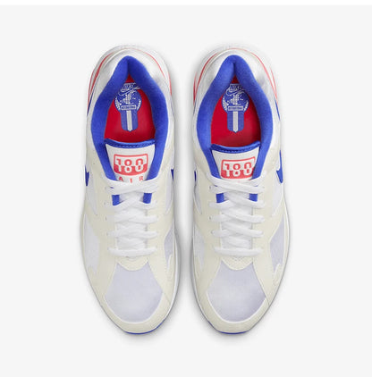 Nike Air Max 180 FJ9259-100 genuínos para homem, ténis de corrida duráveis e com bom suporte
