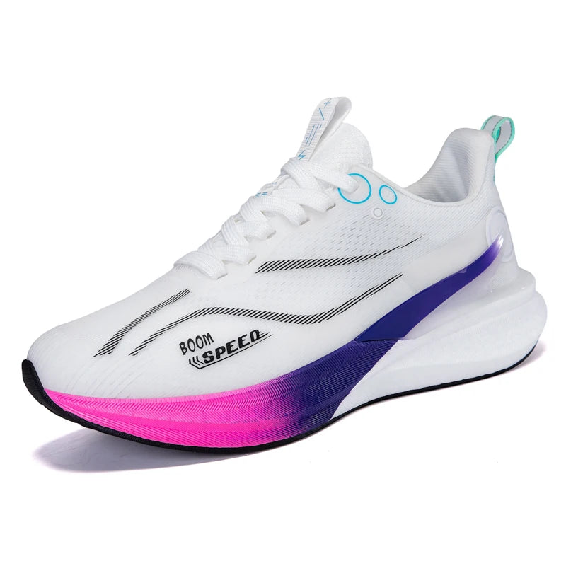 2025 Men's and Women's Professional Carbon Plate Marathon Running Shoes Shock Absorption Ultra-light Stable Support Sports Shoes