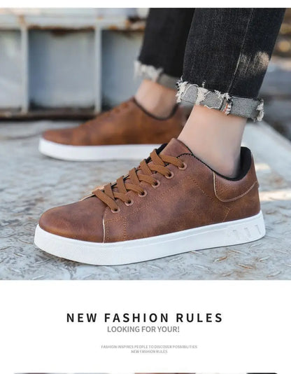 2026 Men's Shoes, New Style Four Seasons Fashionable Versatile Soft Sole White Casual Shoes, Breathable Summer Men’s Sneakers
