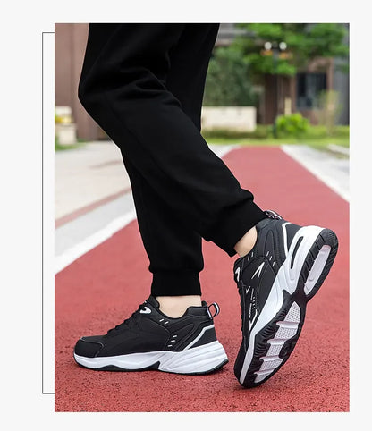 Baskets Chunky pour Hommes à Semelle Épaisse Polyvalentes Nouvelle Tendance 2026 Chaussures de Sport Décontractées Respirantes à Lacets en Maille avec Semelles Souples Améliorées