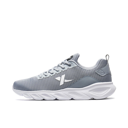 Zapatillas de running Xtep para hombre 2025 primavera, zapatillas deportivas absorbentes del sudor, resistentes al desgaste y estables, sneakers deportivos 880119115131