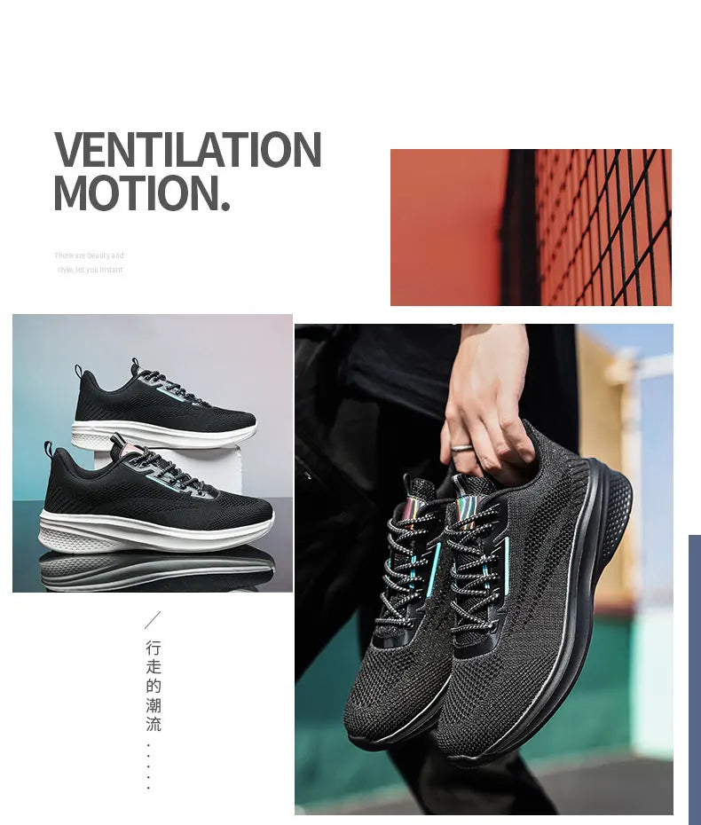 Leather Men's Sneakers Trendy Casual Italian Breathable Leisure Male Sneakers Non-Slip Footwear Men Vulcanized Shoes