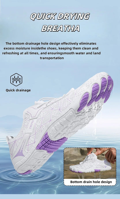 Barefoot shoes, quick-drying non-slip outdoor men's lightweight wading shoes, suitable for beaches, hiking, fitness, sports shoes size 36-4