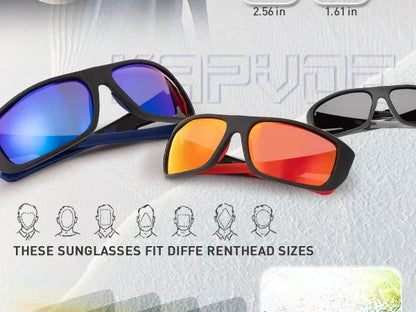 Kapvoe Polarized Sunglasses Men's Driving Shades Male Retro Sun Glasses Fashion Camping Hiking Fishing Classic UV400 Eyewear