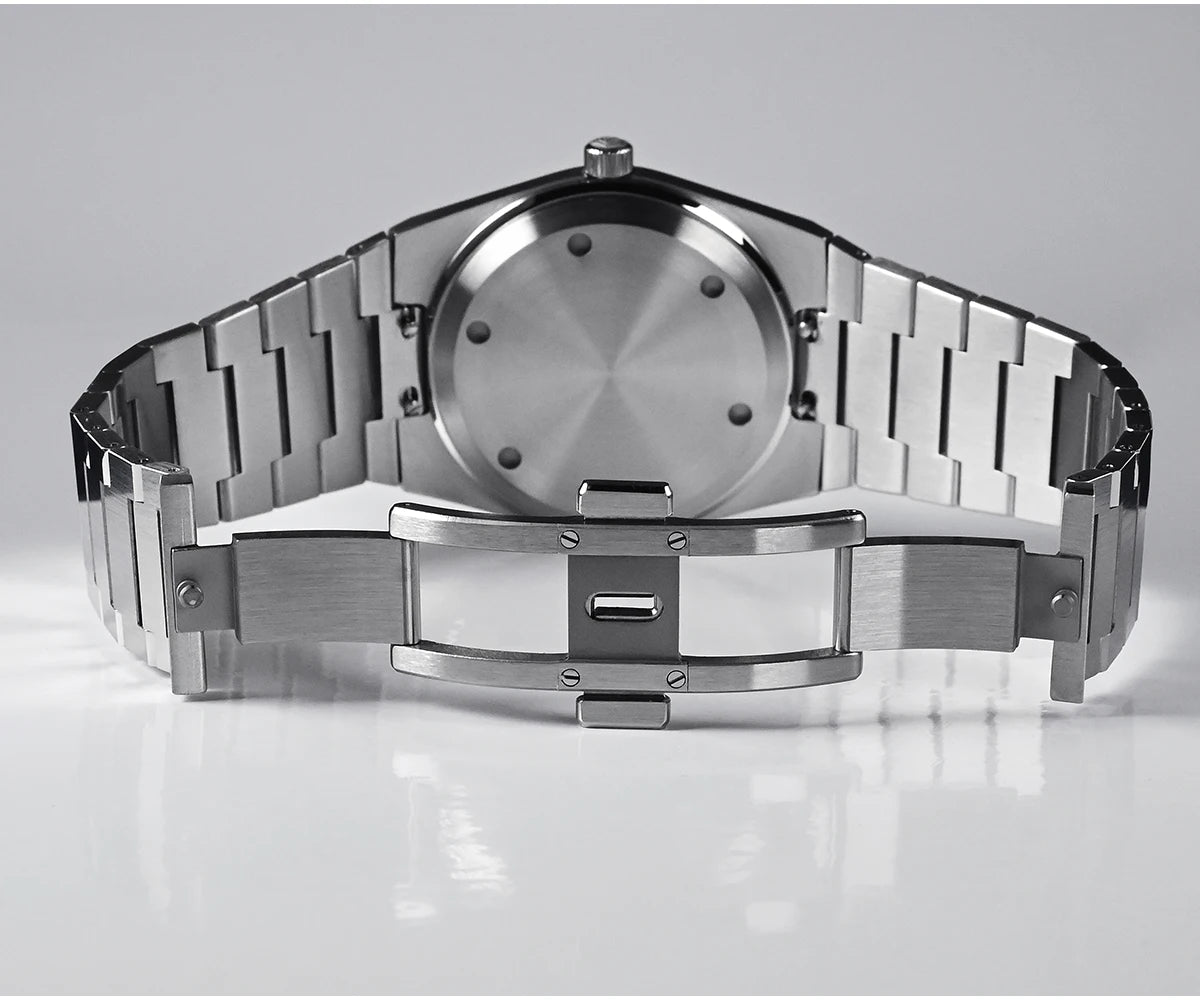San Martin klassische Herrenuhr 40mm Miyota 9015 Luxus-Dresswatch Automatik-Mechanikuhr mit Schnellwechselarmband SN0023 Reloj