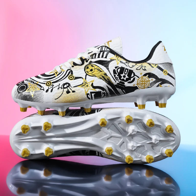 TF/FG chaussures de Football crampons de terrain de Football professionnel pour enfants haute qualité anti-dérapant baskets d'entraînement en plein air chaussures nouveau