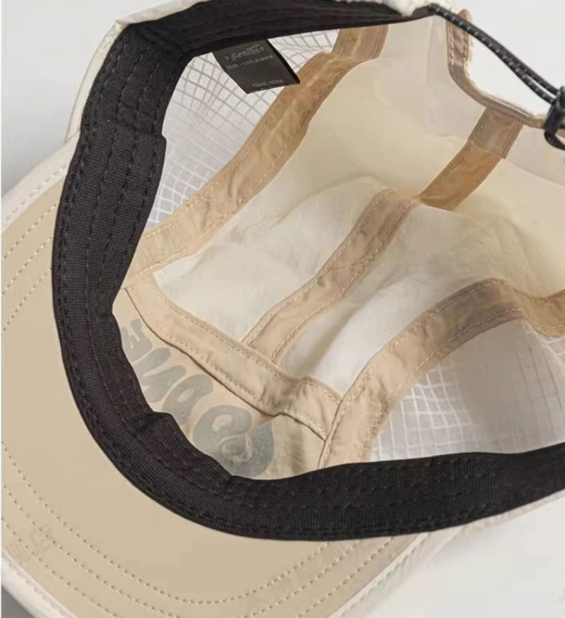Summer Lightweight Quick Drying Running Caps Breathable Baseball Hat Outdoor Sports Hiking Caps Women Fashion Casual Hip-hop Hat